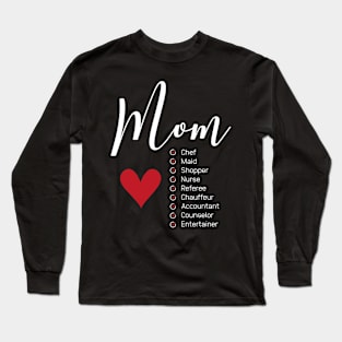 Mom Definitions - Mother's Day Funny Gift Long Sleeve T-Shirt